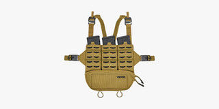Viktos low profile chest rig, coyote tan.